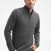 Pier One Strickpullover - Dark Grey Melange