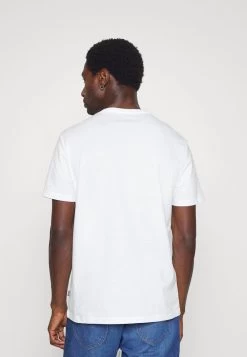 Pier One 5 PACK - T-Shirt Basic - White/blue/stone -Pier One 12c42a56c2d741c1ab0fe1d8db22f520