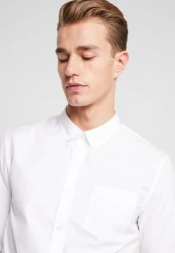 Pier One 2 PACK - Businesshemd - White/light Blue -Pier One 135b9e8907b64d9cb056bf3b8eb7a27d