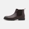 Pier One LEATHER - Stiefelette - Dark Brown