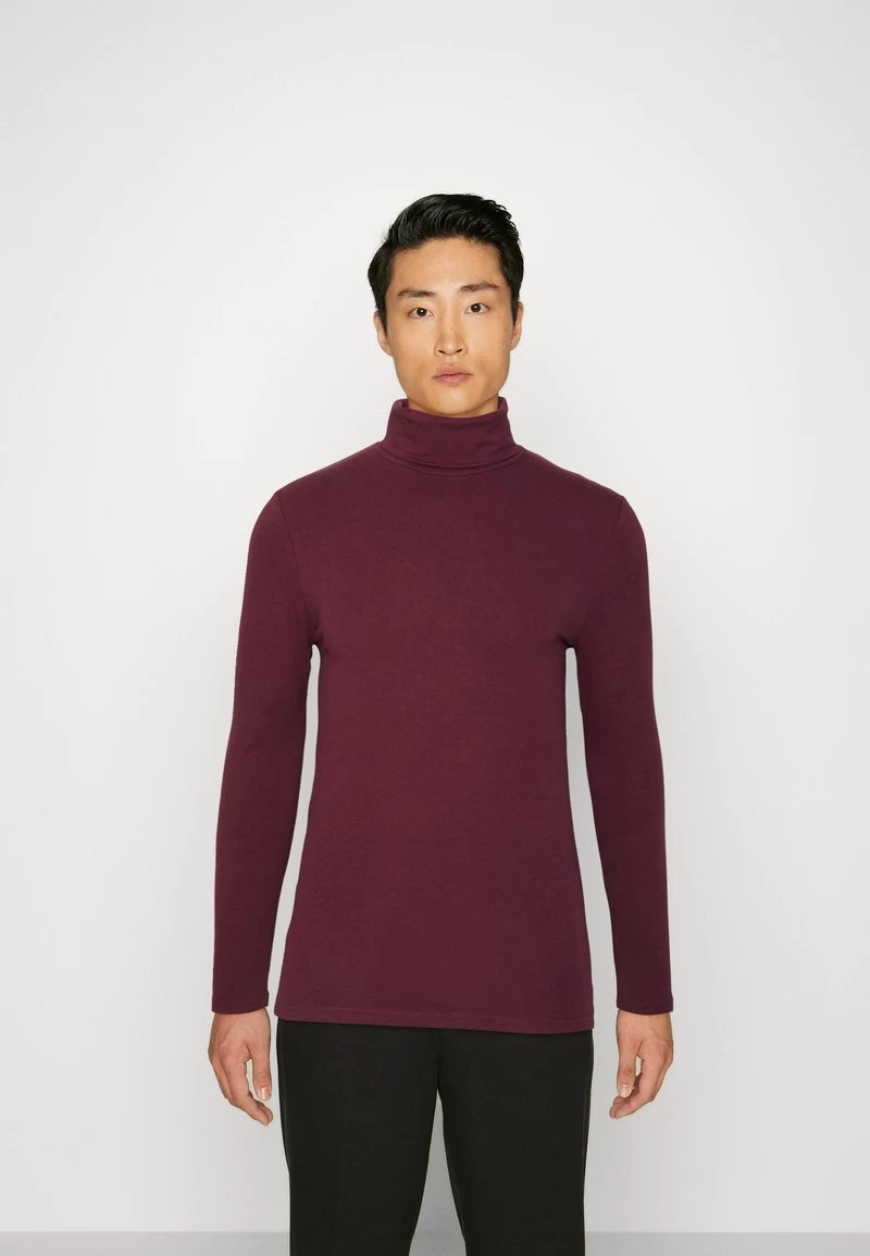 Pier One 2 PACK - Langarmshirt - Beige/bordeaux 2 Pier One 2 PACK - Langarmshirt - Beige/bordeaux – Bild 2