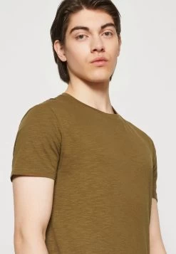 Pier One T-Shirt Basic - Black/light Blue/khaki/mint/beige -Pier One 54e4eb47d150489faf0f2a6348817fd5