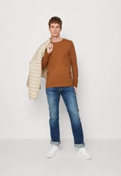 Pier One 5 PACK - Langarmshirt - Blue/off-white/light Brown