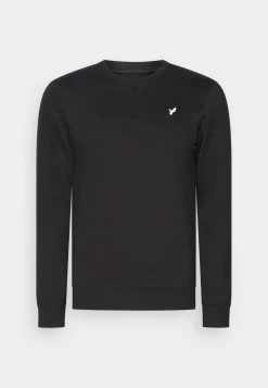 Pier One Sweatshirt - Black/mottled Grey -Pier One 7954a7df4b094e52bda097136e48cead