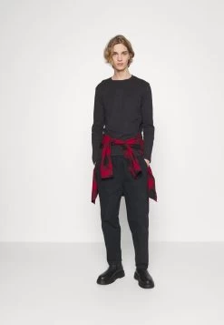 Pier One 5 PACK - Langarmshirt - Black/white/olive