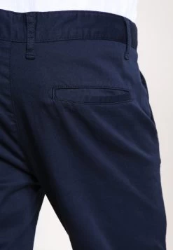 Pier One SLIM FIT CHINO - Chino - Dark Blue -Pier One 87f77f60c54e446dbcde35fa0b5a2ae9