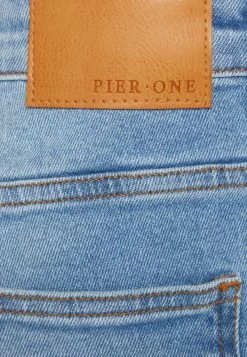 Pier One 2 PACK - Jeans Skinny Fit - Light Blue/black -Pier One ac85139909824cf88faf09caba2a1eea