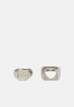 Pier One 2 PACK - Ring - Silver-coloured