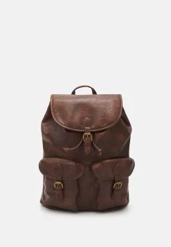 Pier One UNISEX - Tagesrucksack - Dark Brown -Pier One bf72c4ea19f7457bb8697ea9f300b832 1