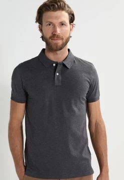 Pier One Poloshirt - Dark Grey Melange