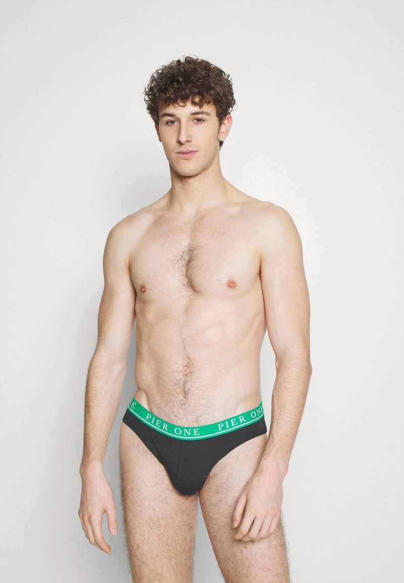 Pier One BRANDED WAISTBAND BRIEFS 3 PACK - Slip - Black 3 Pier One BRANDED WAISTBAND BRIEFS 3 PACK - Slip - Black – Bild 3