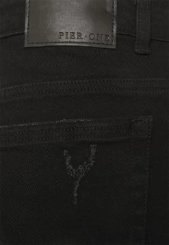 Pier One Jeans Shorts - Black -Pier One d96f86941118437187434cfc39e864fc