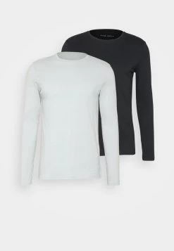 Pier One 2 PACK - Langarmshirt - Light Blue/dark Blue 11 Pier One 2 PACK - Langarmshirt - Light Blue/dark Blue -Pier One dc80738cde5f4337a9bcdc73cf9d8dc9