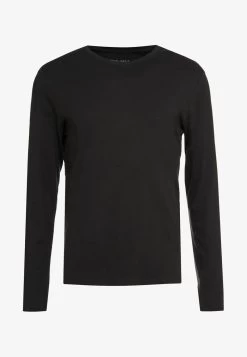 Pier One Langarmshirt - Black -Pier One e51f15e19af24510b7cd585d552c8244