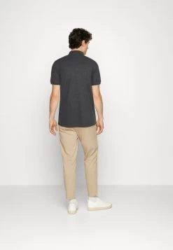 Pier One Poloshirt - Black/grey -Pier One e96f513073034c1f811e318948962e5e