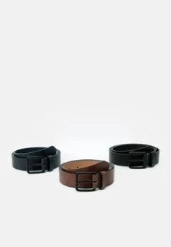 Pier One 3 PACK UNISEX - Gürtel - Black/brown /cognac -Pier One ee37423f2185415eafccaa9aac4ff94e 4