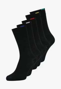 Pier One 5 PACK - Socken - Black -Pier One f21d8127776a475ba07c632297fb0342