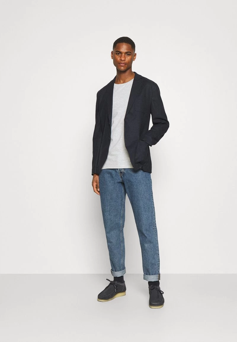 Pier One T-Shirt Basic - Black/white/light Grey 1 Pier One T-Shirt Basic - Black/white/light Grey